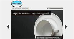 Desktop Screenshot of gate2logistic.de