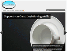Tablet Screenshot of gate2logistic.de